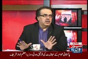 Dr. Shahid Masood Showing a Video Clip about Karachi Operation which is going Viral across Social Media