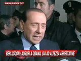 Berlusconi commenta l'insediamento di Obama e minimizza sulla crisi economica