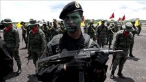 Venezuelan Army holds military parade near border with Guyana