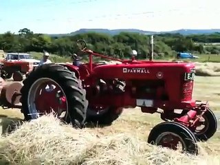farmall H first time on the baler