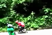 Skate longboard downhill speed Murilo da Grama action Aguas