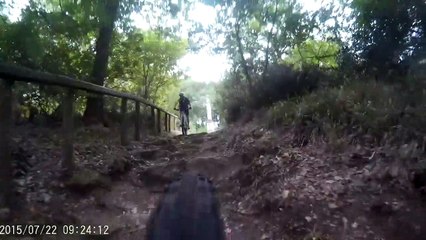 descente de la grotte
