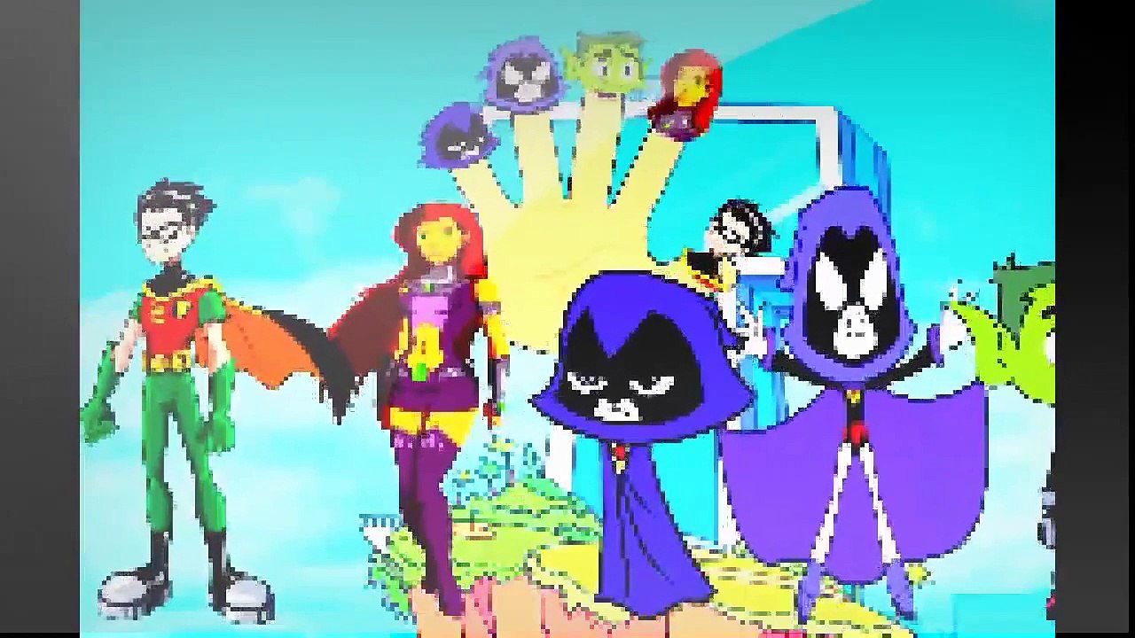 TEEN TITANS GO And CLARENCE Finger Family Cartoon Nursery Rhymes Collection For Children 2