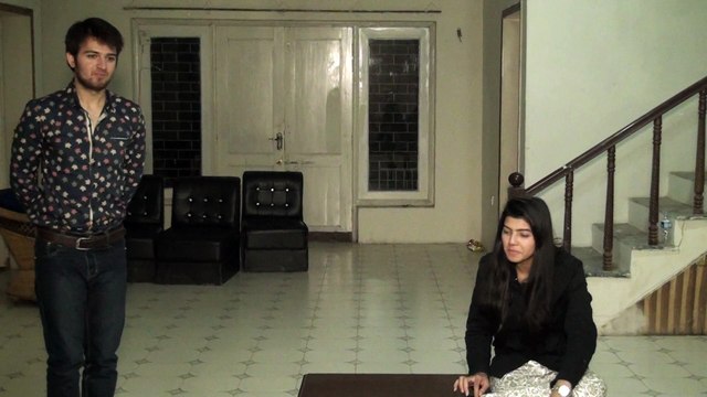 Shy Indian Guy and Confident Pakistani Girl REHEARSAL for Bollywood film Lovers from Jupiter to India