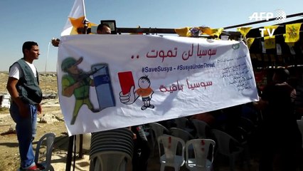 Tiny Palestinian village facing demolition fights for survival