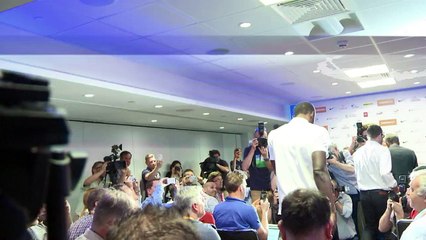 Athlétisme: Usain Bolt à Londres