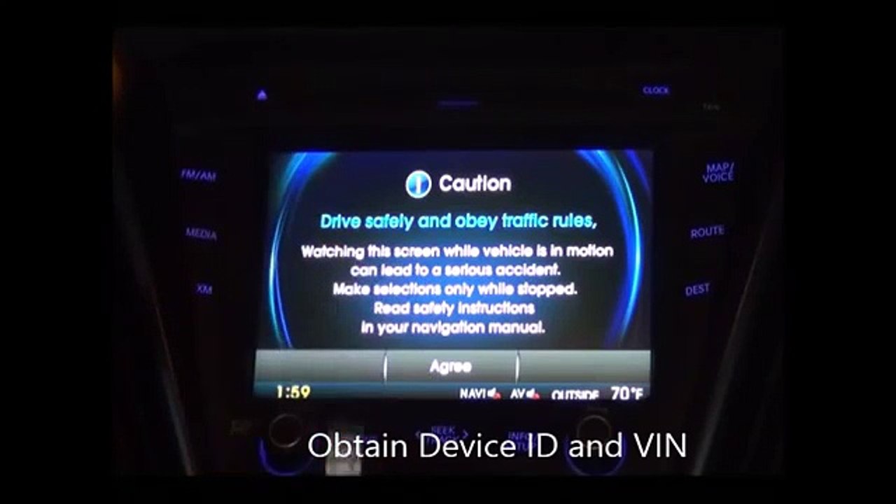 How to update the map on a Hyundai Veloster