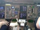 Landing in zanzibar boeing 757-200 air italy