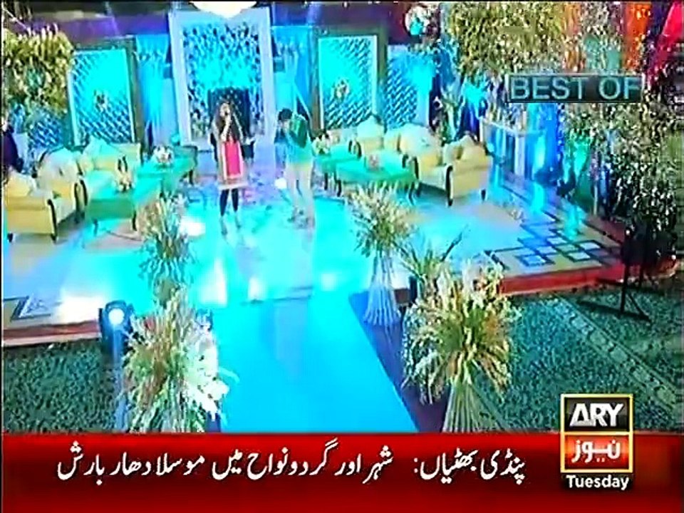 Agha Ali And Zahlay Sarhadi Singing Indian Songs On EID Special Morning Show Of Sanam Baloch