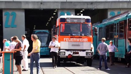 Feuerwehr Frankfurt - Übergabe RW Schiene