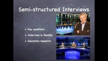 The Differences Between Structured & Unstructured Interviews...Cycle 2
