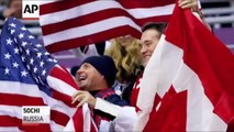 CANADA WINS GOLD in Women's HOCKEY Defeating USA 3-2