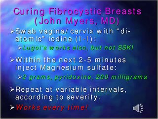 Iodine and Fibrocystic Breast Disease - Dr. Wright, Tahoma Clinic