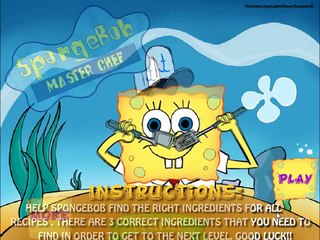 Spongebob Master Chef Cooking Recipes - Spongebob New Games