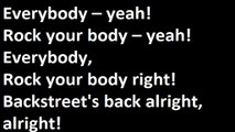 Backstreet Boys - Everybody (Backstreet's Back) - Lyrics