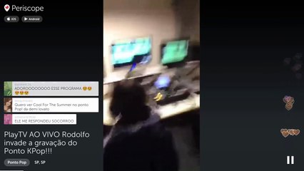 Periscope - Rodo invade gravação do Ponto KPop