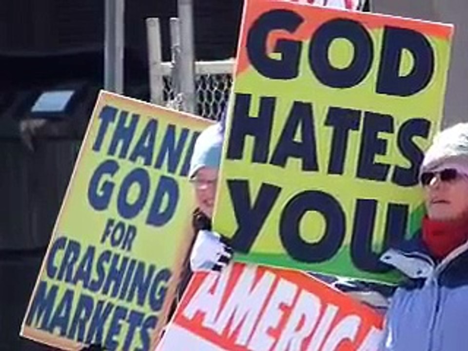 Westboro Baptist Church in Cambridge