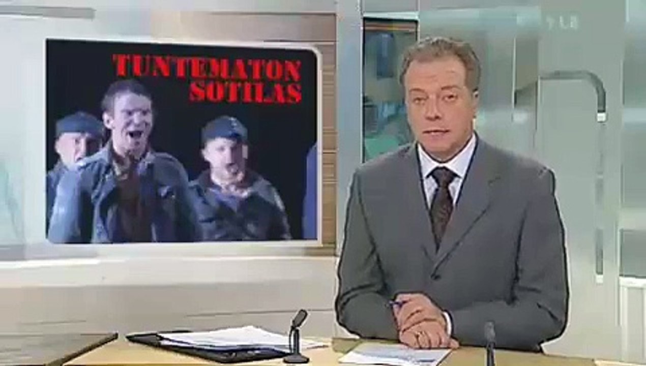 Tuntematon sotilas YLE TV1 uutisissa 28.11.2007