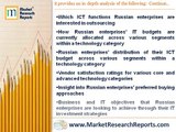 ICT investment trends in Russia; Enterprise ICT spending patterns through to the end of 2016