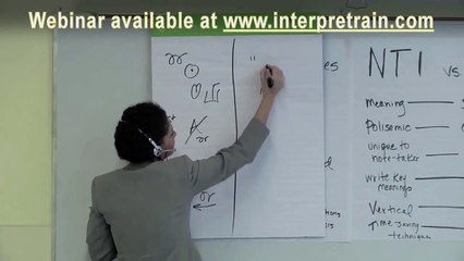 Note-Taking for Consecutive Interpretation - A Webinar Preview