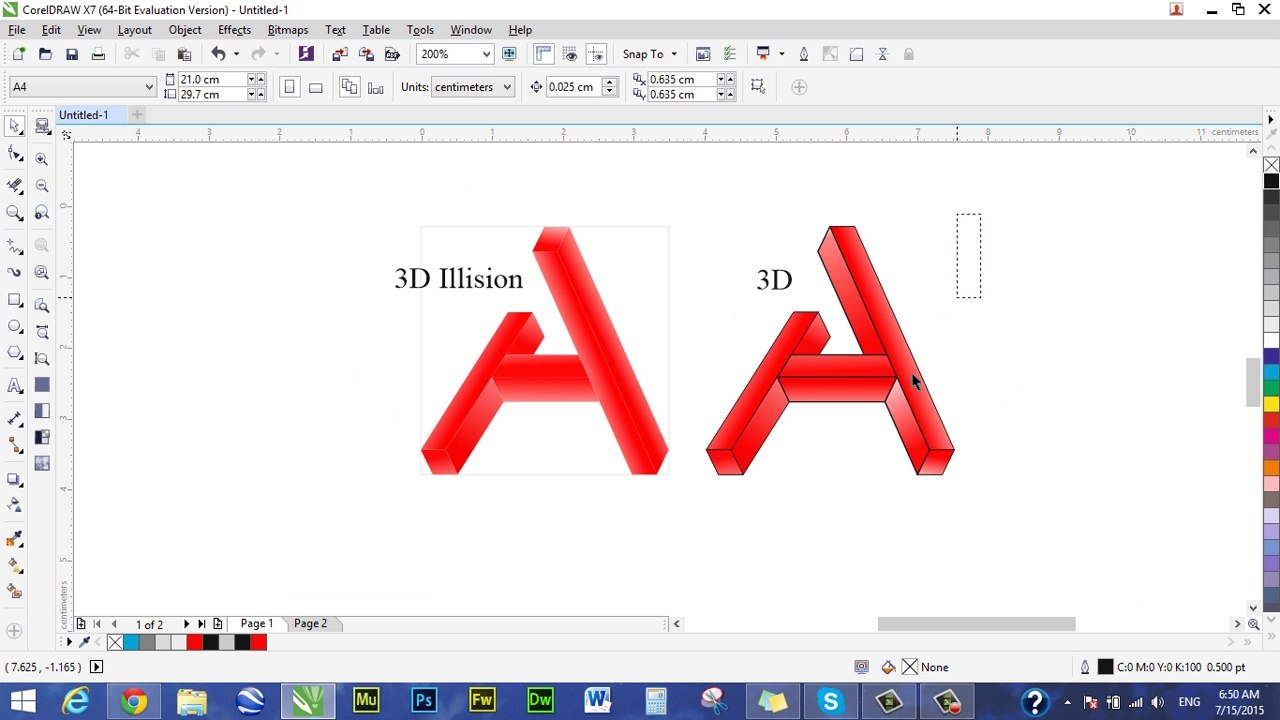 3D illusion Part 2