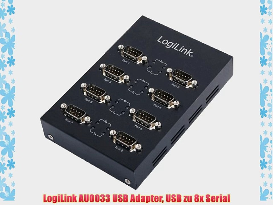 LogiLink AU0033 USB Adapter USB zu 8x Serial