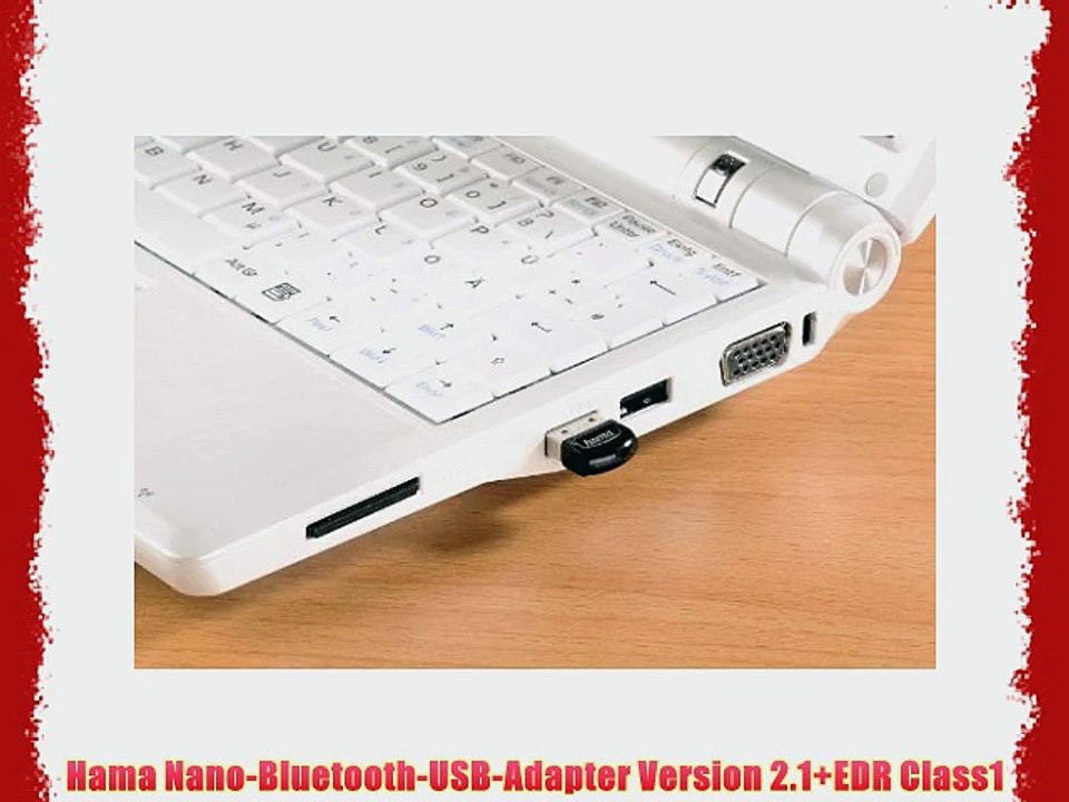 Hama Nano-Bluetooth-USB-Adapter Version 2.1 EDR Class1 - video Dailymotion