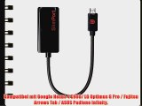 Ganvol 0.15M SlimPort / MyDP Stecker zu HDMI Adapterkabel   USB micro-B Buchse f?r Google Nexus