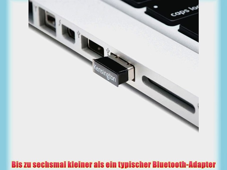 Kensington K33956EU Bluetooth 4.0 USB-Adapter silber