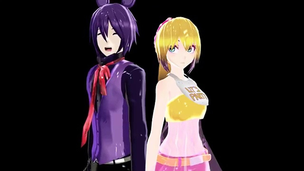 [MMD x FNAF] [Bonnie/Toy Chica] Good Time