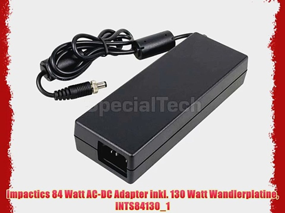 Impactics 84 Watt AC-DC Adapter inkl. 130 Watt Wandlerplatine INTS84130_1