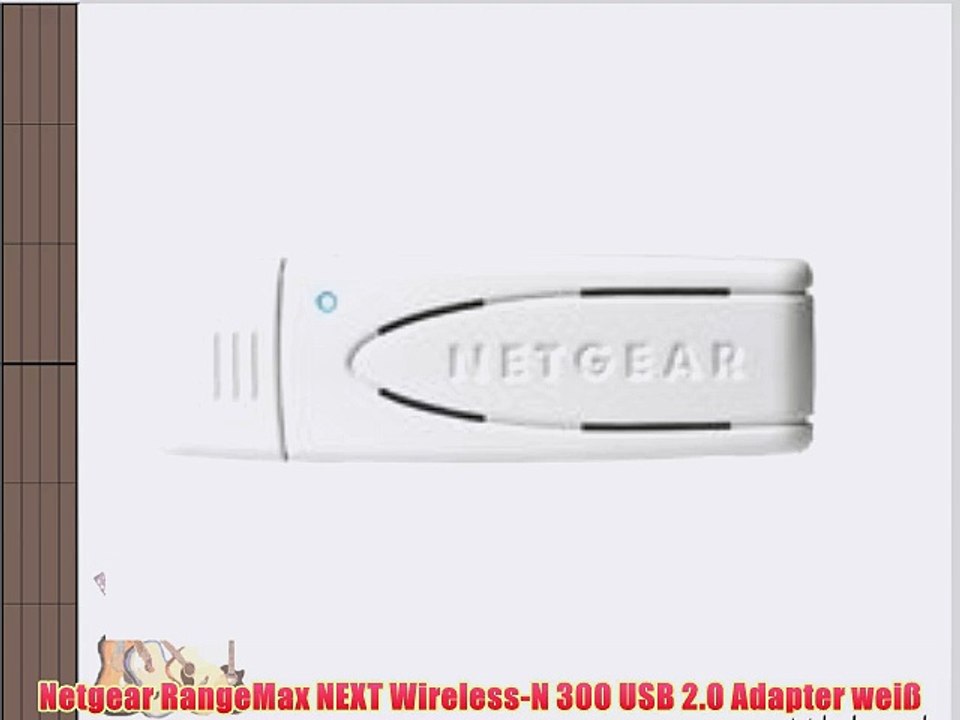 Netgear RangeMax NEXT Wireless-N 300 USB 2.0 Adapter wei?