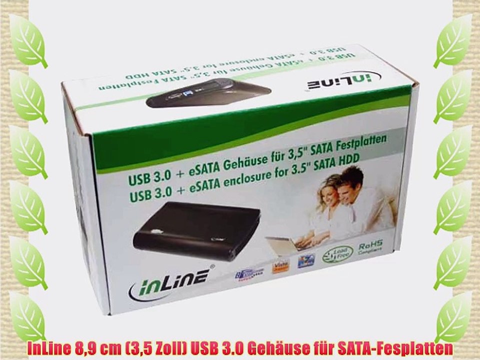 InLine 89 cm (35 Zoll) USB 3.0 Geh?use f?r SATA-Fesplatten