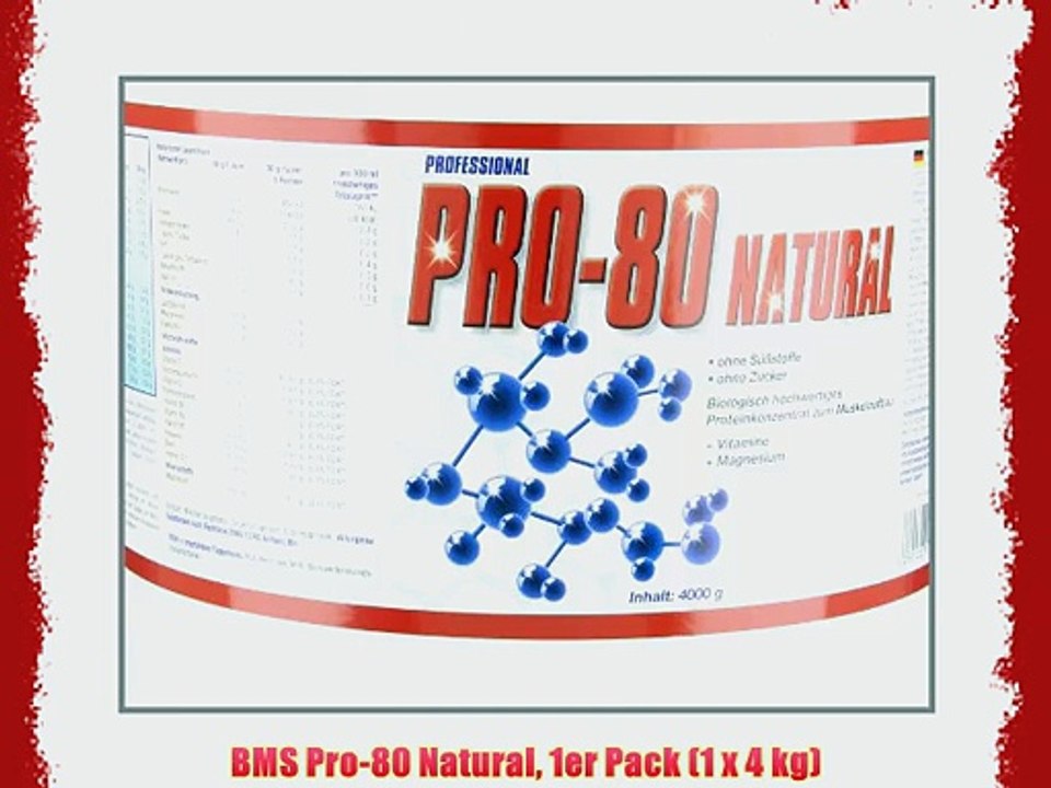 BMS Pro-80 Natural 1er Pack (1 x 4 kg)