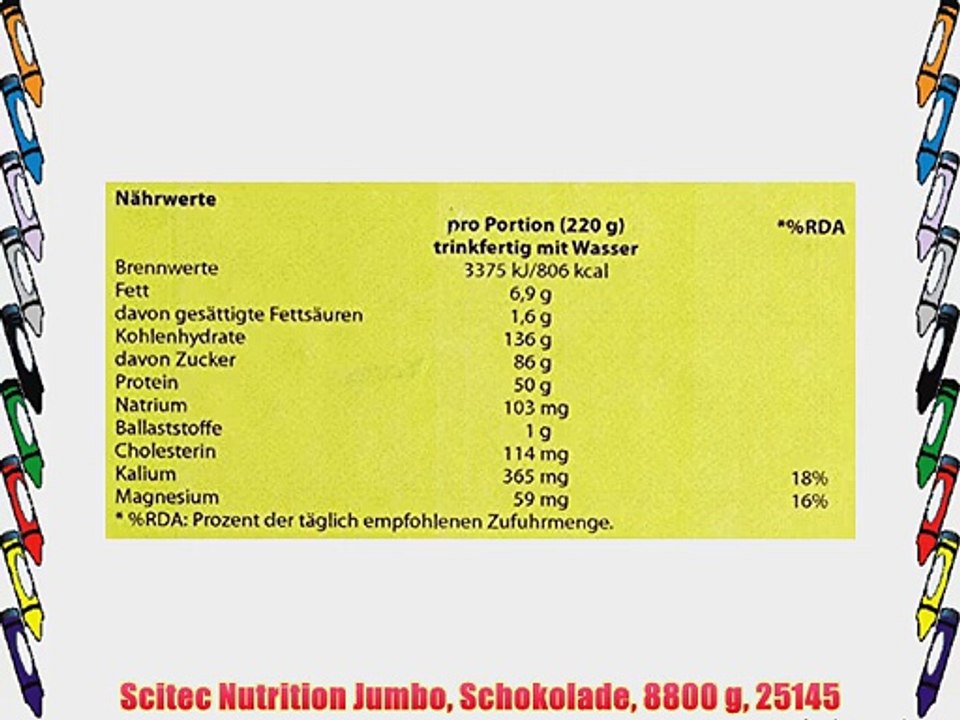 Scitec Nutrition Jumbo Schokolade 8800 g 25145