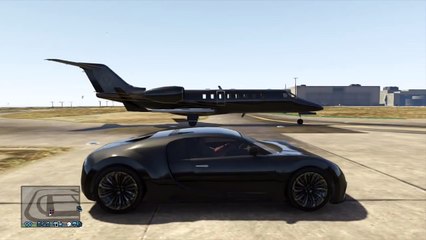 GTA V Ultimate Drag Races Luxor Private Jet vs Adder Bugatti Veyron