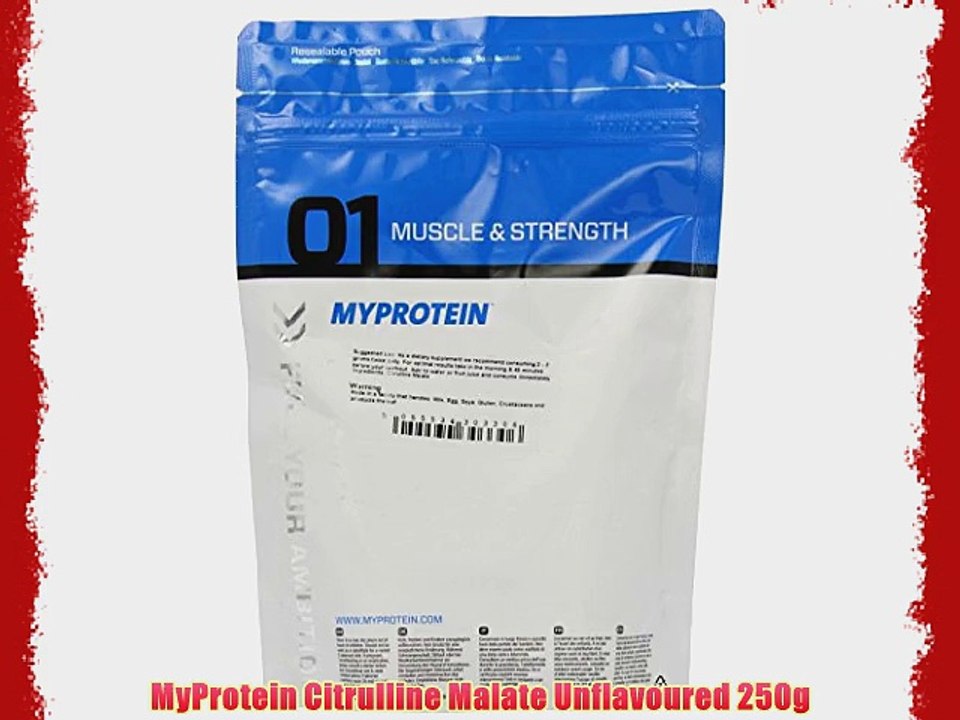 MyProtein Citrulline Malate Unflavoured 250g
