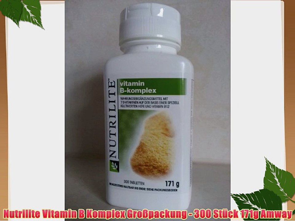 Nutrilite Vitamin B Komplex Gro?packung - 300 St?ck 171g Amway