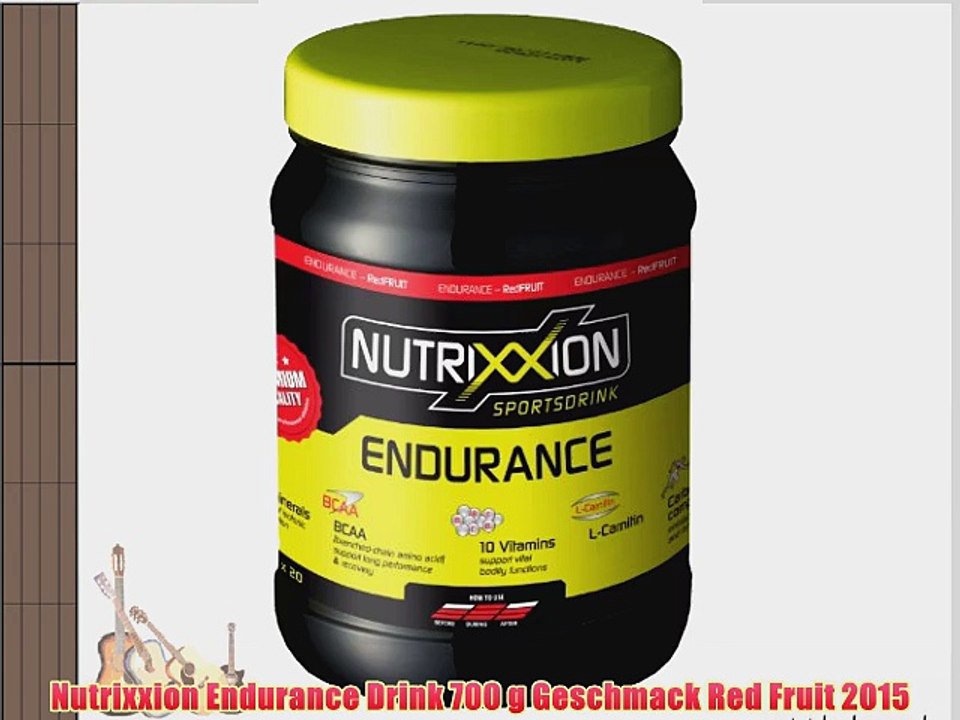 Nutrixxion Endurance Drink 700 g Geschmack Red Fruit 2015