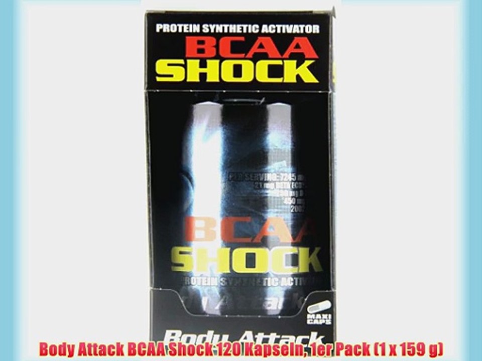 Body Attack BCAA Shock 120 Kapseln 1er Pack (1 x 159 g)
