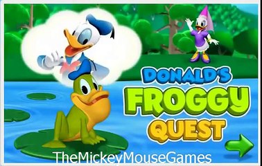 Mickey Mouse Clubhouse   Disney Playhouse   Donald s Froggy Quest   Donald Duck Game