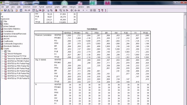 Formation SPSS: Régression linéaire multiple avec SPSS (2)