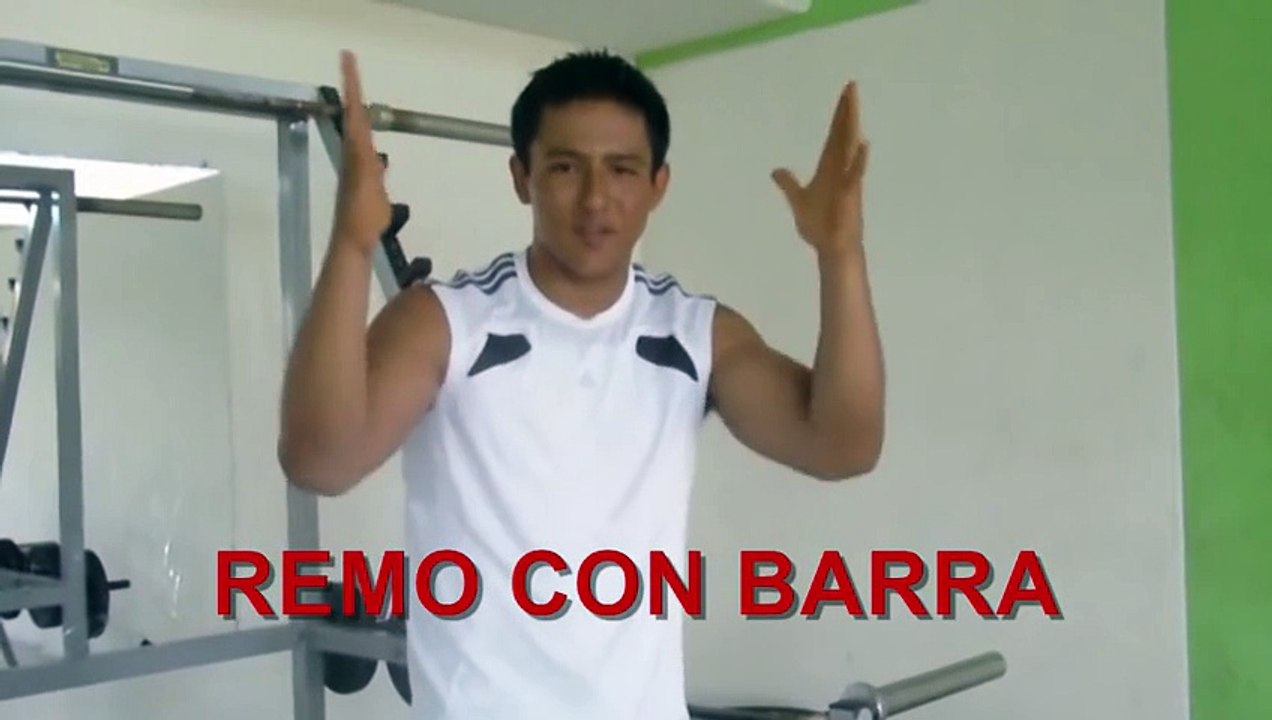 Ejercicio De Espalda. Haz Este Ejercicio Para La Espalda_ Remo Con Barra. Logra Espalda Musculosa (480p)