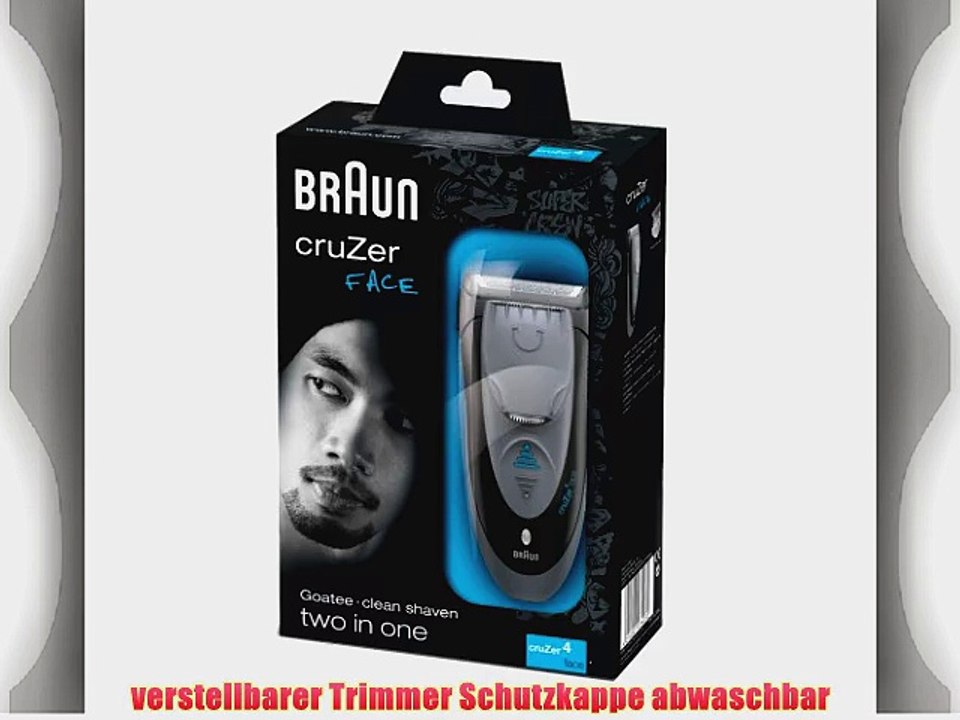 Braun cruZer 4 Face Styler und Trimmer