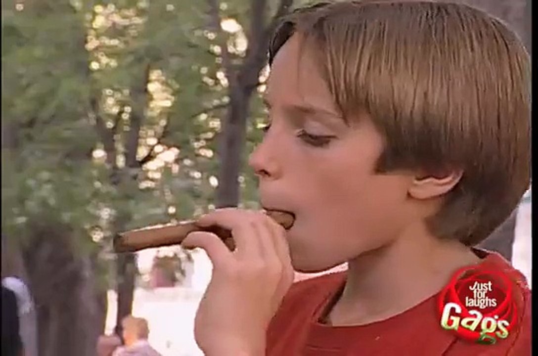 Kid Smoking Cigar Prank