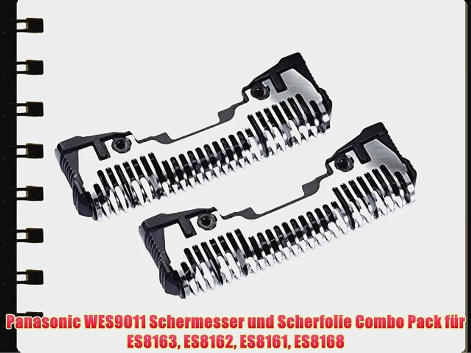 Panasonic WES9011 Schermesser und Scherfolie Combo Pack f?r ES8163 ES8162 ES8161 ES8168