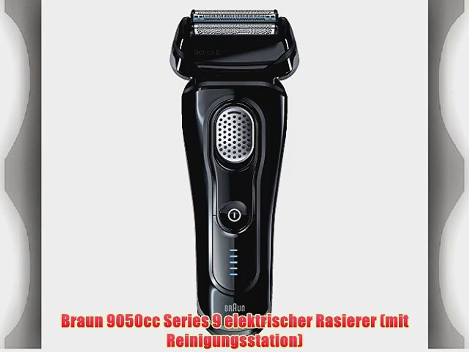 Braun 9050cc Series 9 elektrischer Rasierer (mit Reinigungsstation)