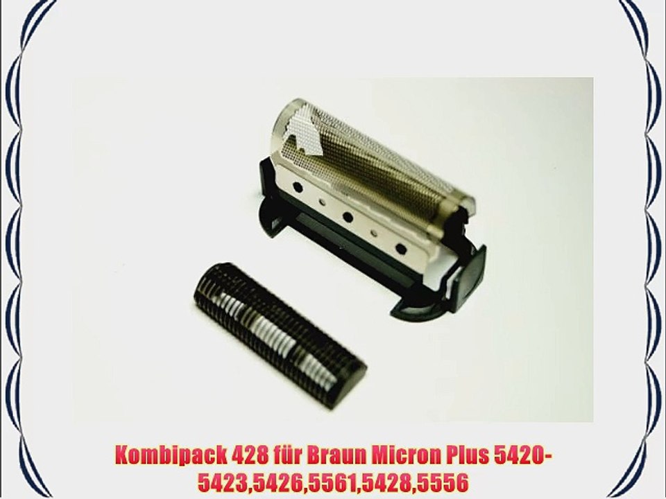 Kombipack 428 f?r braun micron plus 5420-54235426556154285556