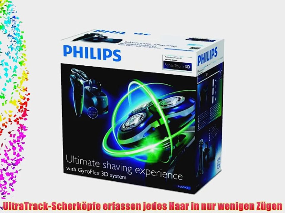 Philips RQ1250/21 SensoTouch Shaver Series 9000 Elektro Nass-und Trockenrasierer