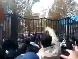 07 Dec 09 Tehran University students break the main gates and join other protesters